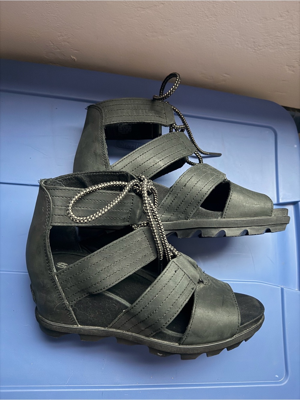 Sorel Joanie II Lace Wedge Sandals